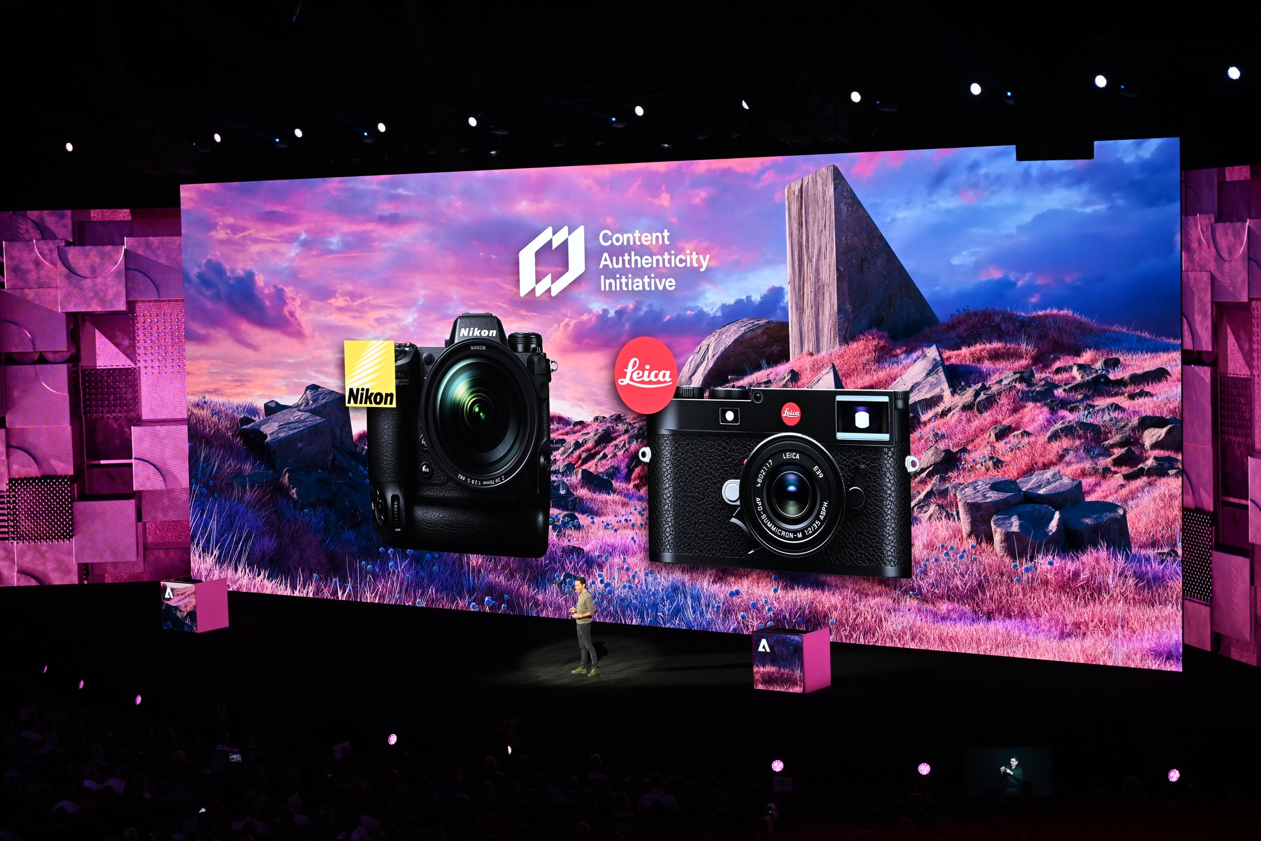 Adobe MAX 2022: Launching provenance-powered cameras with Leica and Nikon, updates to Content Credentials in Photoshop, and open-source developments